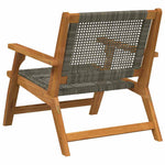 Kerti bútor 2 pcs Szürke 67 x 78 x 73 cm Tömör Akácfa 5