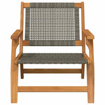 Kerti bútor 2 pcs Szürke 67 x 78 x 73 cm Tömör Akácfa 6