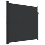 Fekete behúzható oldalsó napellenző 200 x 600 cm 2