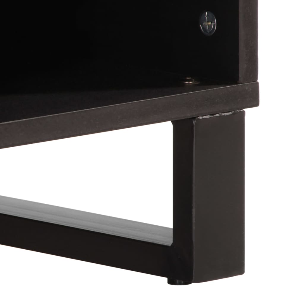 Tömör nyers mangófa TV-szekrény 100 x 34 x 46 cm 9