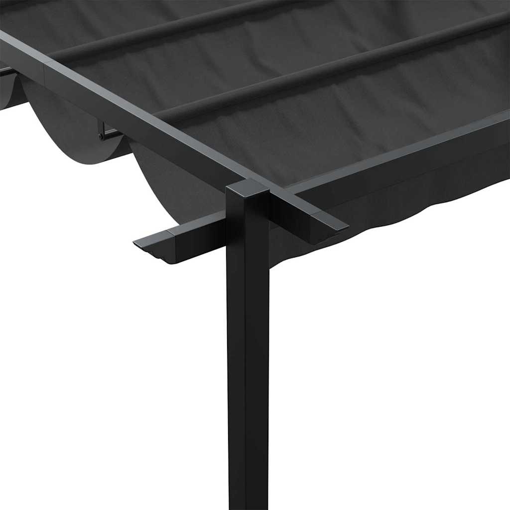 Pavilon 400 x 300 x 200 cm Antracitszürke Poliészter 8
