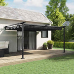 Pavilon 400 x 300 x 200 cm Antracitszürke Poliészter