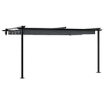 Pavilon 400 x 300 x 200 cm Antracitszürke Poliészter 2