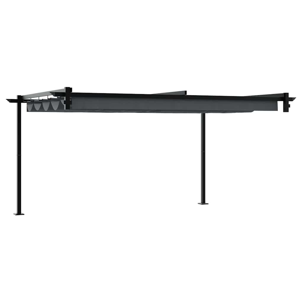 Pavilon 400 x 300 x 200 cm Antracitszürke Poliészter 6