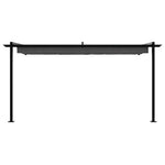 Pavilon 400 x 300 x 200 cm Antracitszürke Poliészter 4
