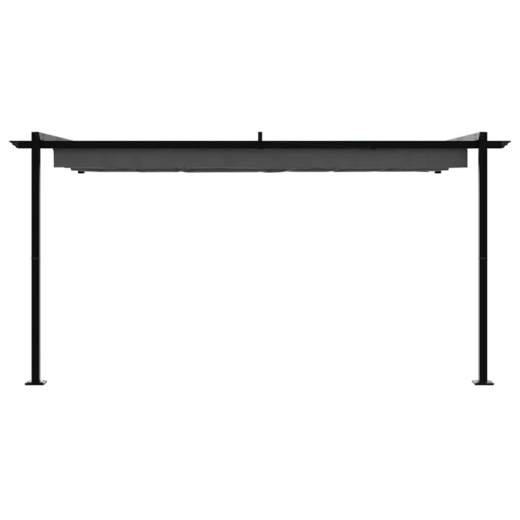 Pavilon 400 x 300 x 200 cm Antracitszürke Poliészter 4