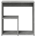 2 db betonszürke szerelt fa kisasztal 50x30x50 cm 6