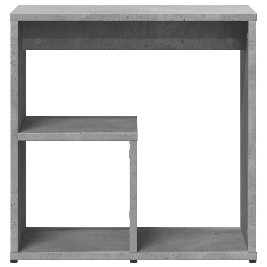 2 db betonszürke szerelt fa kisasztal 50x30x50 cm 6