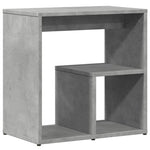 2 db betonszürke szerelt fa kisasztal 50x30x50 cm 8