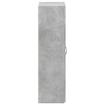 Betonszürke szerelt fa irattartó szekrény 60 x 32 x 115 cm 5