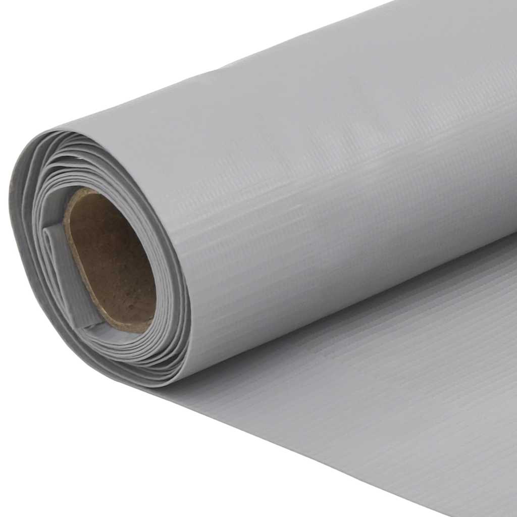 Szürke PVC belátás elleni erkélyparaván 600x120 cm 5
