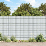10 db világosszürke PVC belátás elleni árnyékoló 252,5 x 19 cm