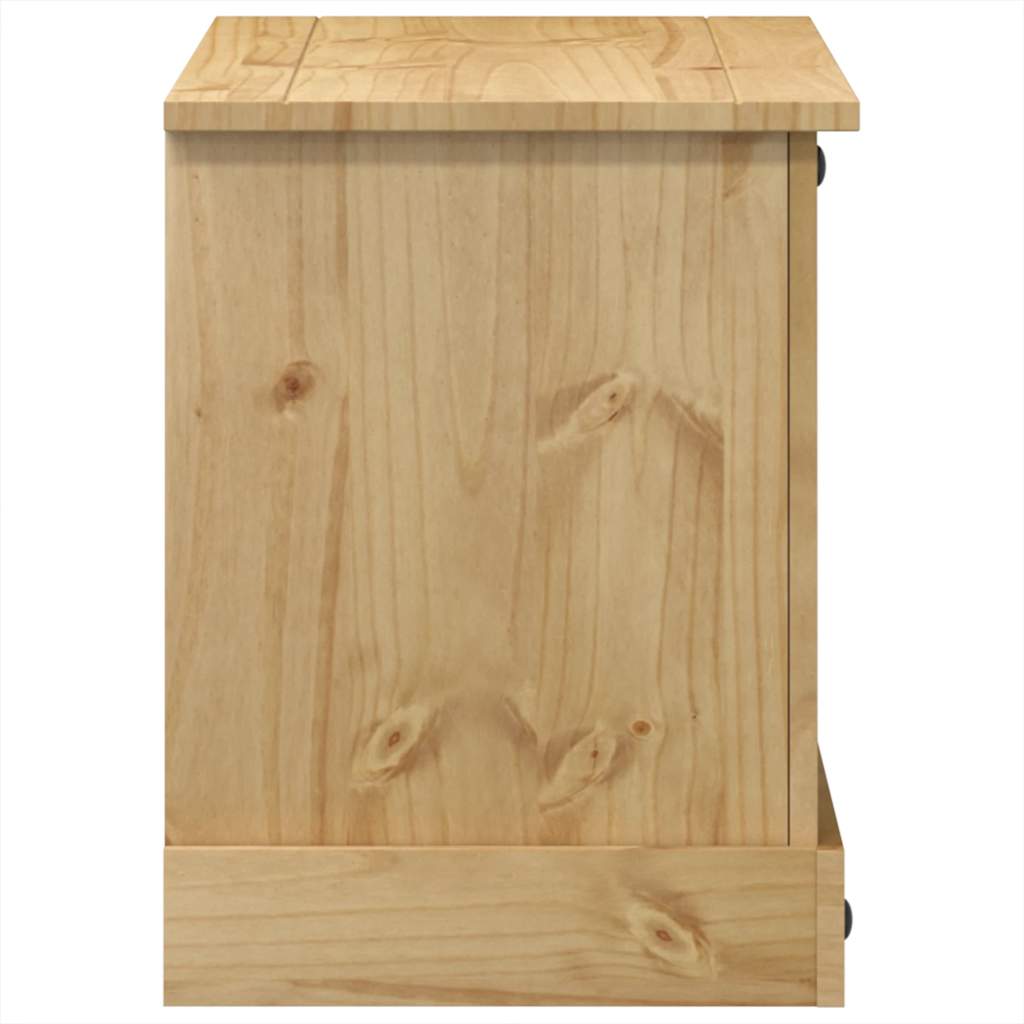 Corona tömör fenyőfa TV-szekrény 100 x 40 x 52 cm 5