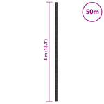 Fekete PP talajtakaró membrán 4x50 m 8