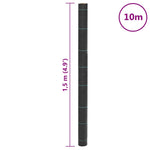 Fekete PP talajtakaró membrán 1,5x10 m 8