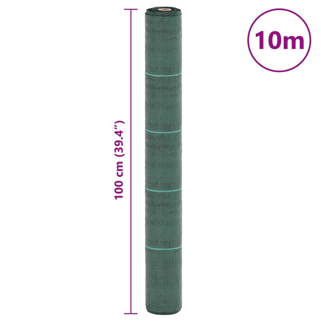 Zöld PP talajtakaró membrán 1x10 m 8