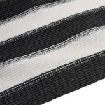 Antracitszürke és fehér HDPE belátásgátló háló 3,6x10 m 75 g/m² 5
