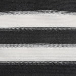 Antracitszürke és fehér HDPE belátásgátló háló 1,8x10m 150 g/m² 6