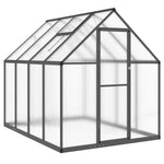 Antracitszürke alumínium melegház alapvázzal 224 x 169 x 195 cm 2