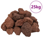 Piros vulkanikus kőzetek 5-8 cm 25 kg 2