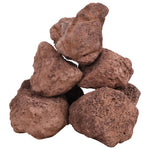 Piros vulkanikus kőzetek 10-30 cm 25 kg 3