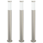 3 db kültéri lámpa 80 cm rozsdamentes acél IP44 2