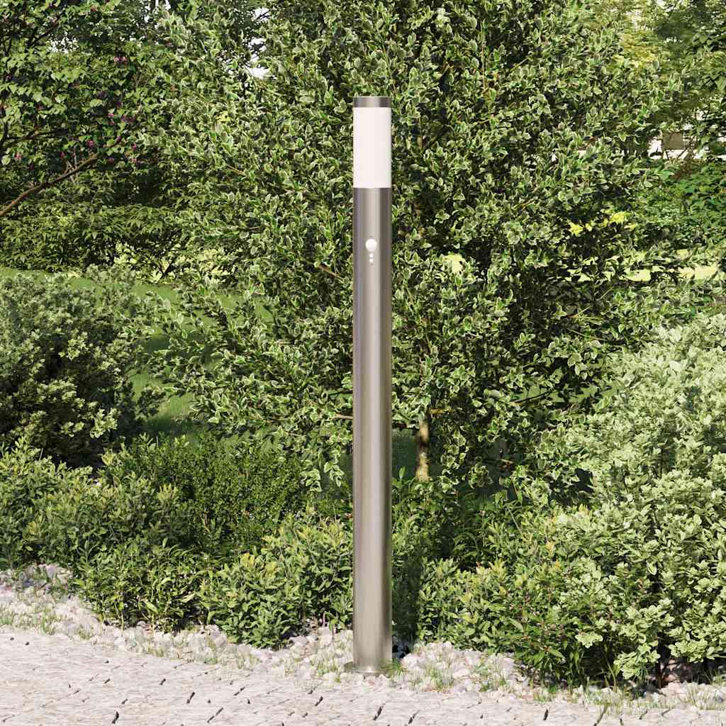 Szenzoros oszloplámpa 110 cm rozsdamentes acél IP44 3