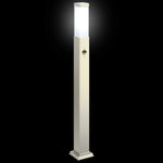 3 db szenzoros oszloplámpa 80 cm rozsdamentes acél IP44 5