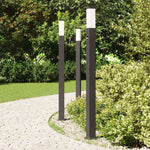 3 db szenzoros oszloplámpa 110 cm fekete IP44 3