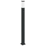 3 db szenzoros oszloplámpa 110 cm fekete IP44 4
