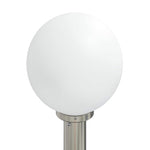 Érzékelős konnektoros oszloplámpa 80 cm rozsdamentes acél IP44 7