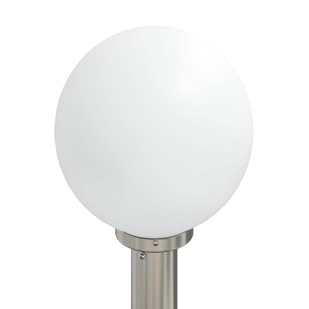 Érzékelős konnektoros oszloplámpa 80 cm rozsdamentes acél IP44 7