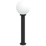 Oszloplámpa 80 cm fekete IP44 5