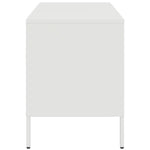 2 db fehér acél TV-szekrény 68 x 39 x 50,5 cm 8