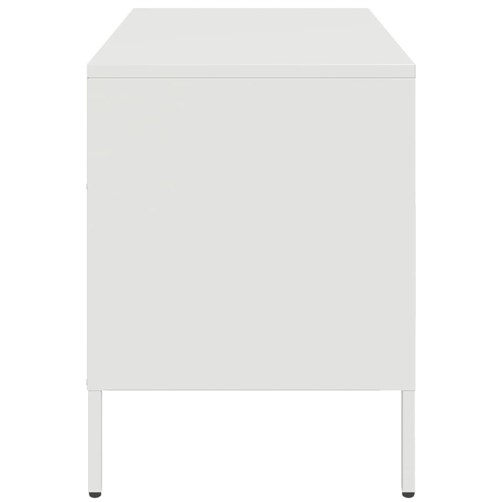 2 db fehér acél TV-szekrény 68 x 39 x 50,5 cm 8