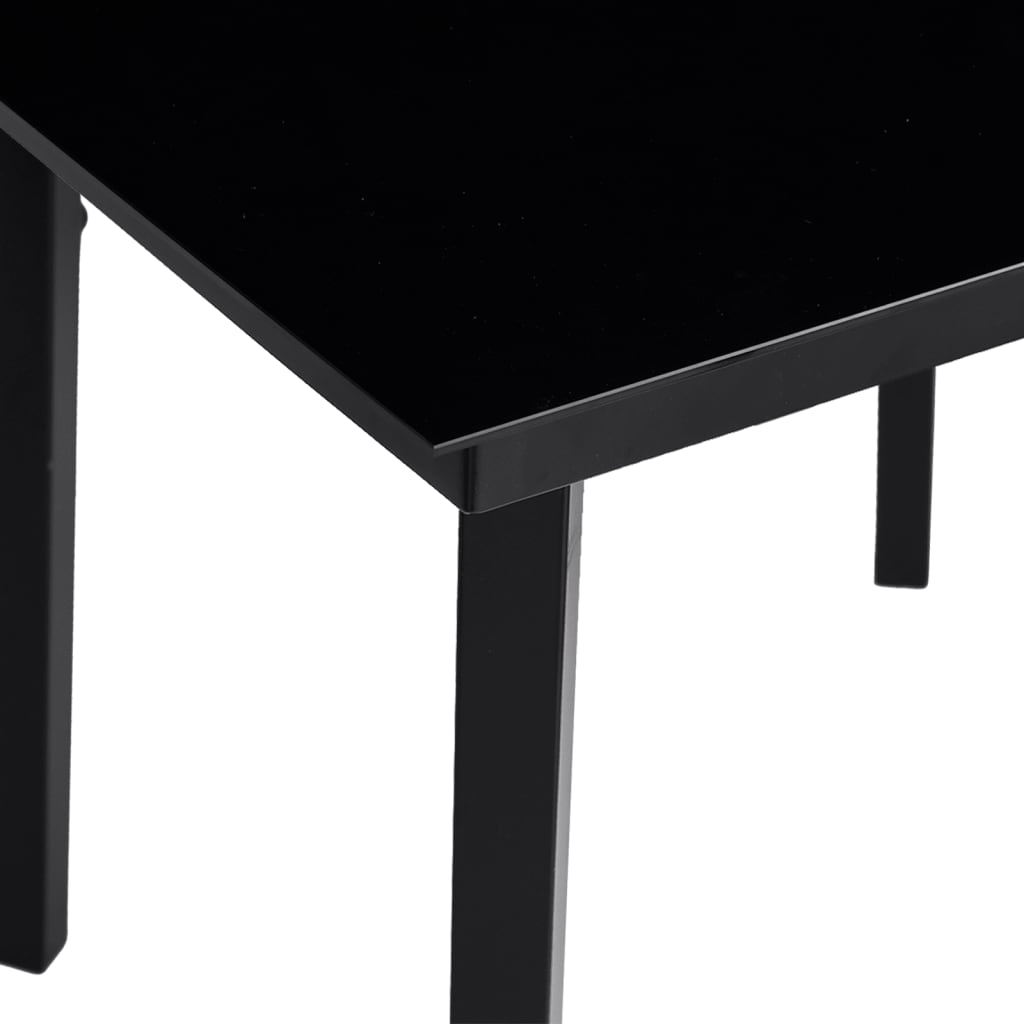 5 részes szürke polyrattan kerti étkezőgarnitúra párnával 7