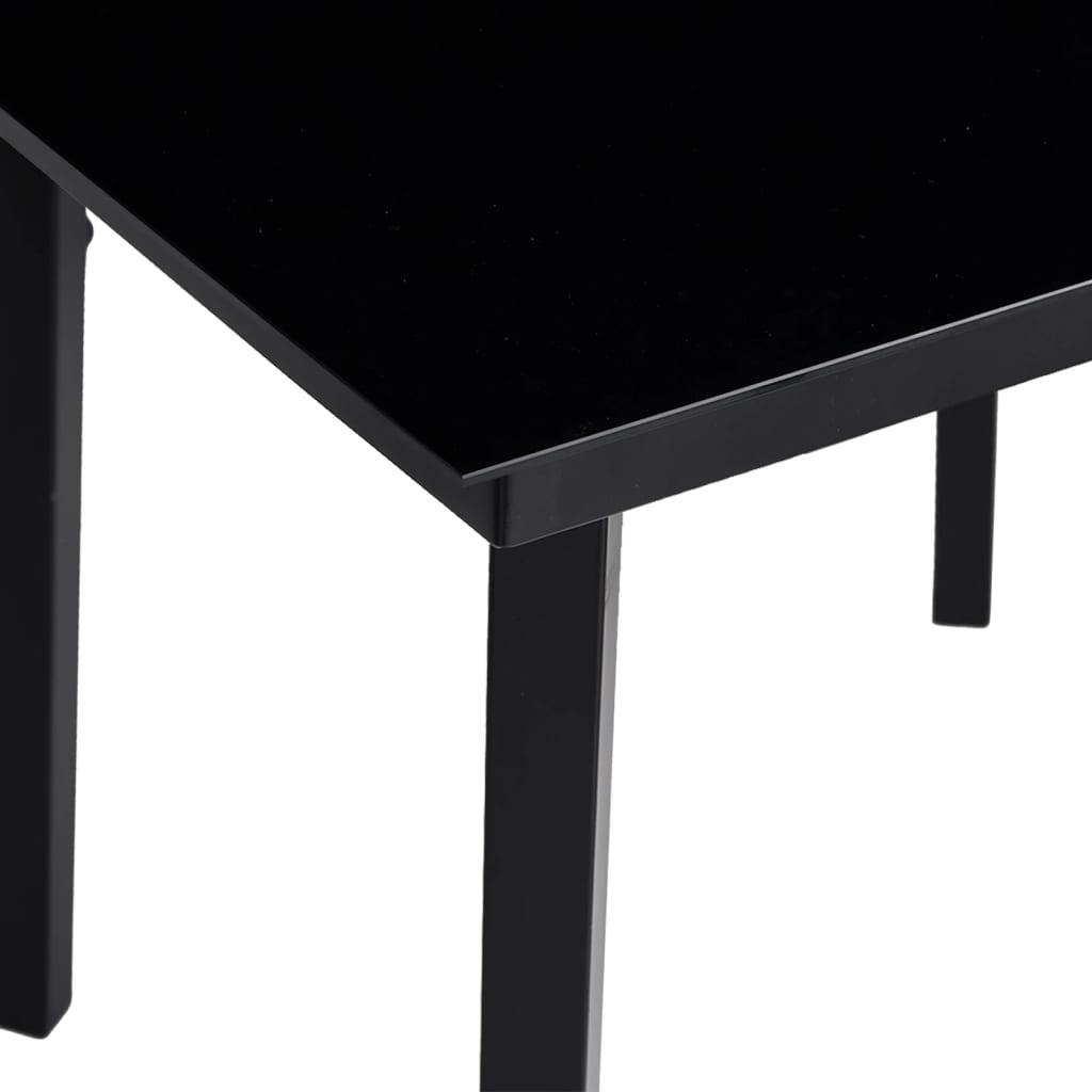 3 részes szürke polyrattan kerti étkezőgarnitúra párnával 7