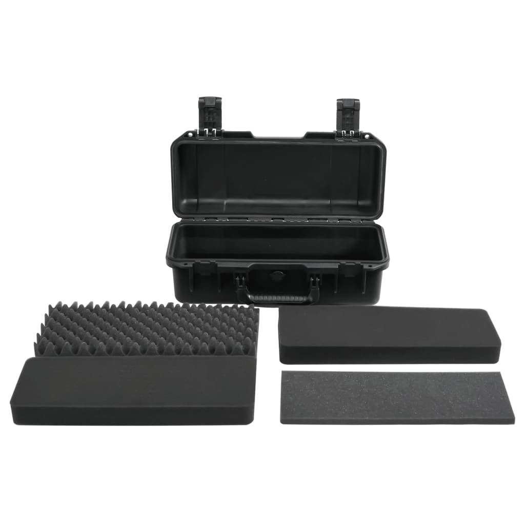 Fekete PP hordozható repülős tok 46,5 x 21,5 x 17,5 cm 5