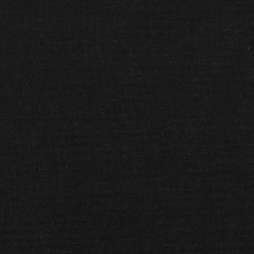 Fekete szövet rugós és LED-es ágy matraccal 120x190 cm 10