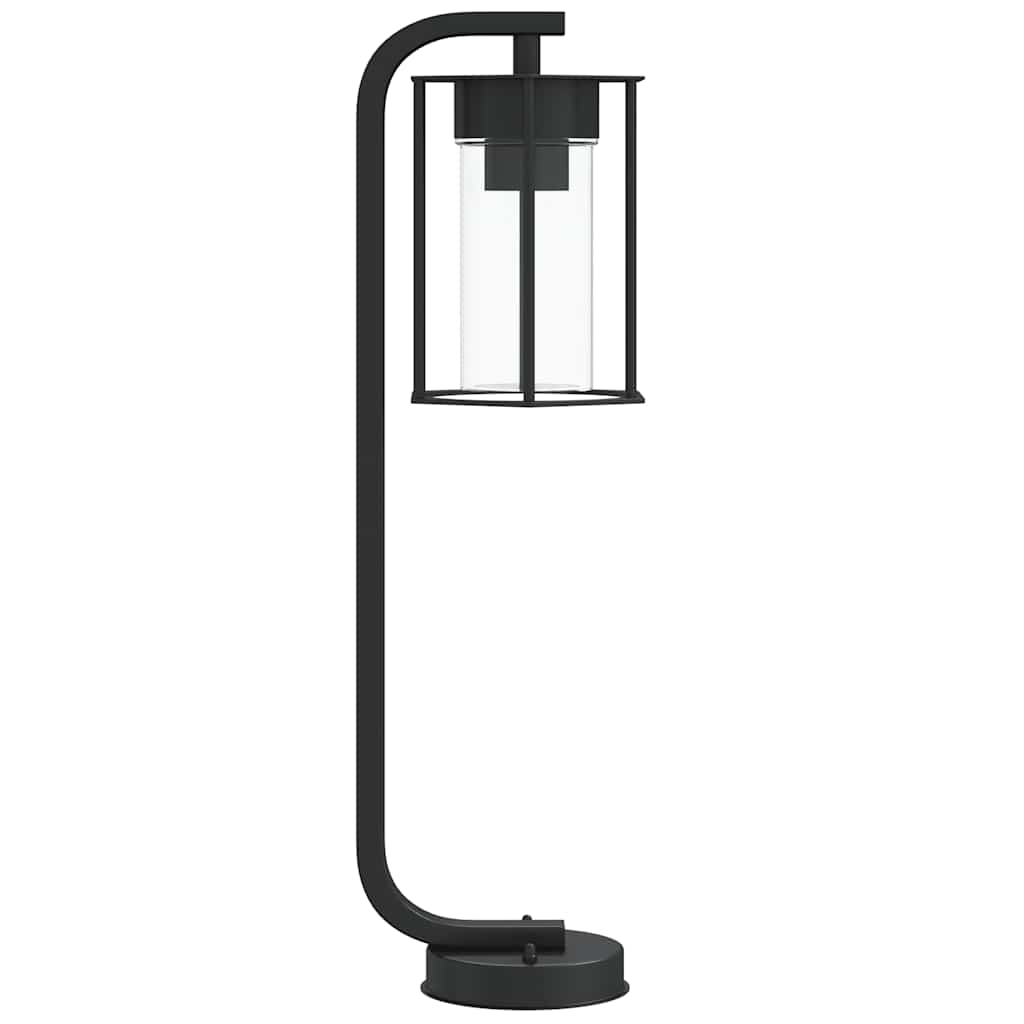 3 db fekete rozsdamentes acél kültéri állólámpa 60 cm 5