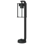 3 db fekete rozsdamentes acél kültéri állólámpa 60 cm 6