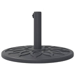 Kerek napernyőtalp rúdhoz Ø38 / 48 mm 12 kg 6