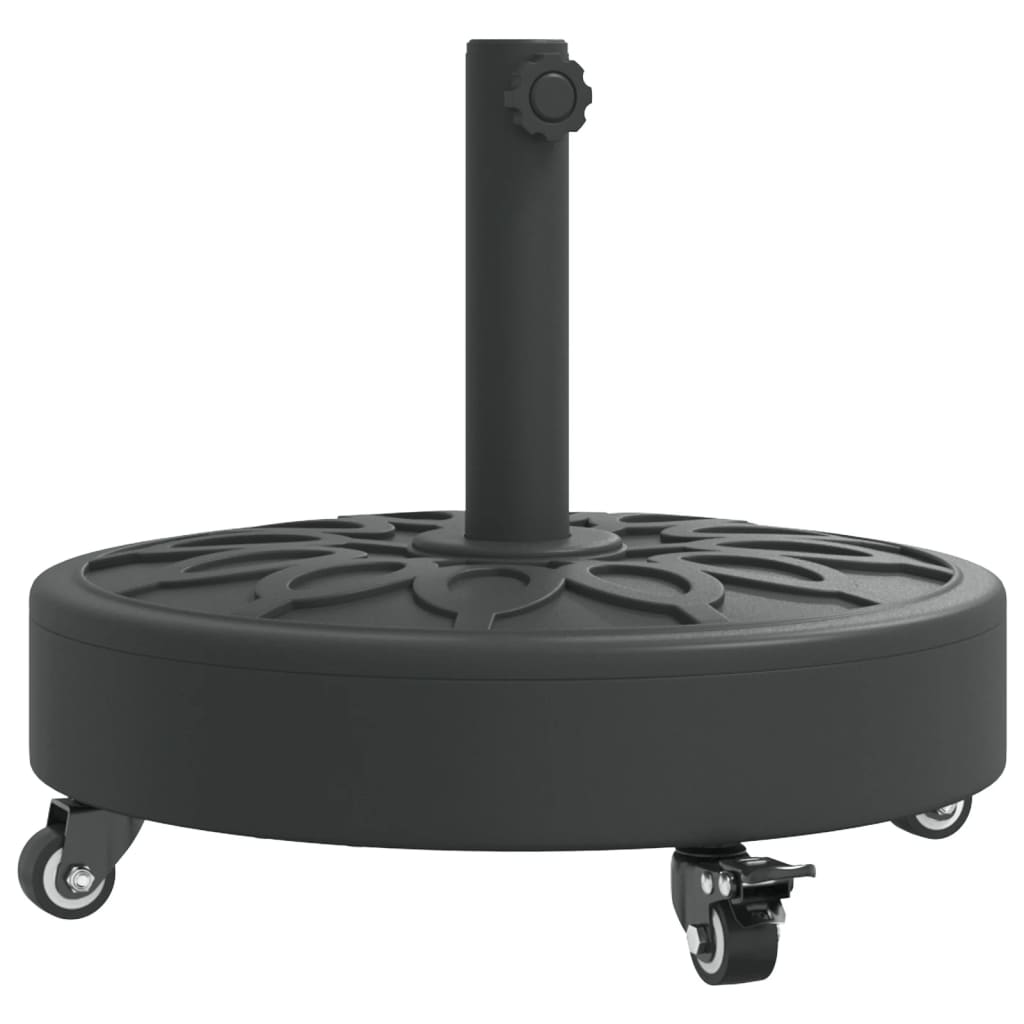 Görgős kerek napernyőtalp rúdhoz Ø38 / 48 mm 27 kg 2