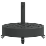 Görgős kerek napernyőtalp rúdhoz Ø38 / 48 mm 27 kg 4