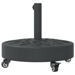 Görgős kerek napernyőtalp rúdhoz Ø38 / 48 mm 27 kg 6