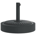 Kerek napernyőtalp rúdhoz Ø38 / 48 mm 25 kg 2