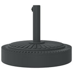 Kerek napernyőtalp rúdhoz Ø38 / 48 mm 25 kg 6