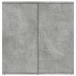 2 db betonszürke szerelt fa tálalószekrény 79 x 38 x 80 cm 5