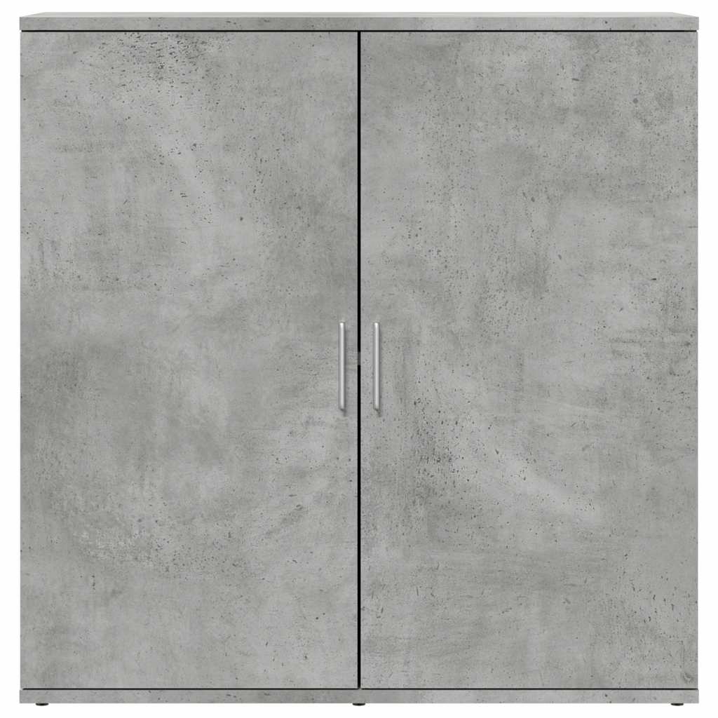2 db betonszürke szerelt fa tálalószekrény 79 x 38 x 80 cm 5