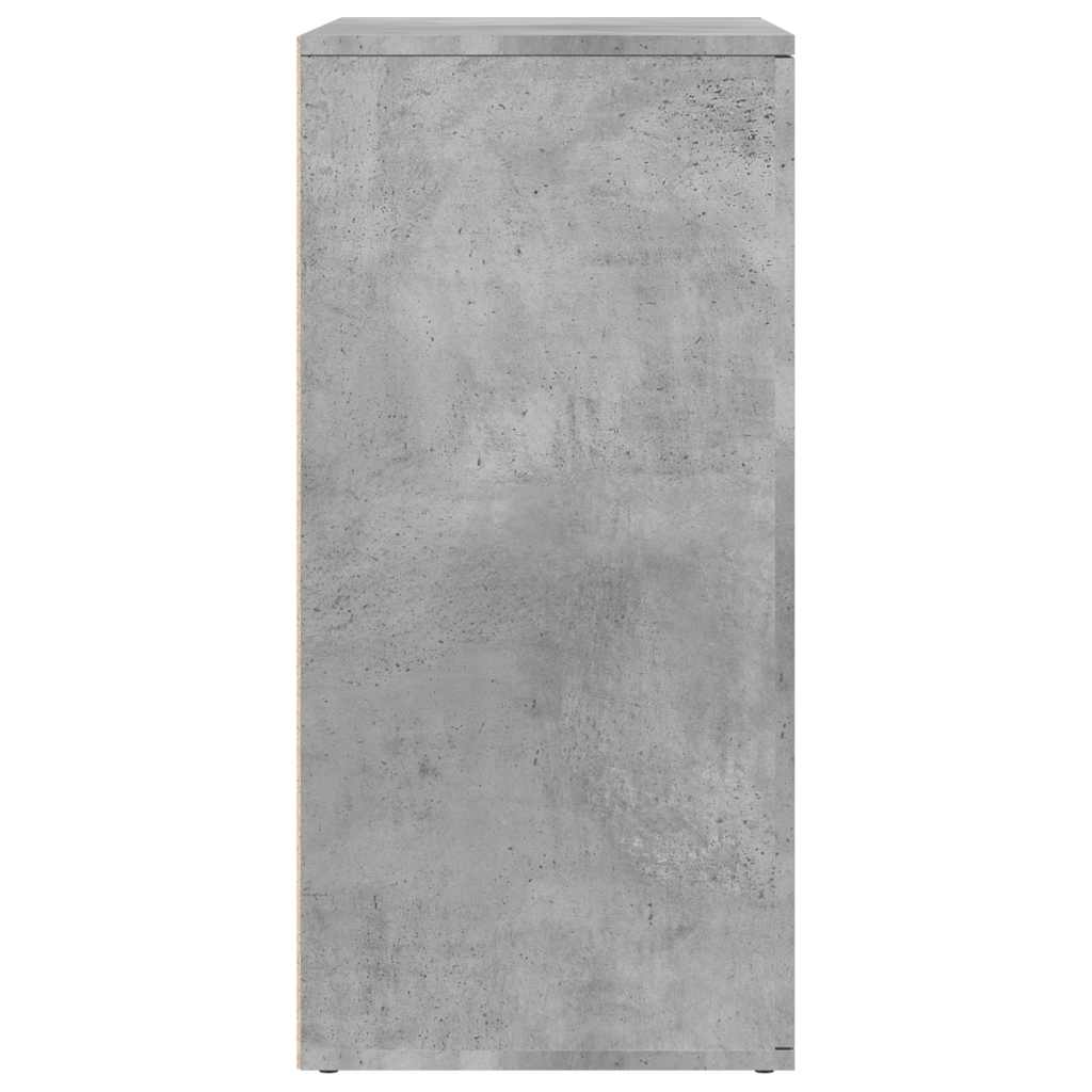 2 db betonszürke szerelt fa tálalószekrény 79 x 38 x 80 cm 6